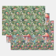 Paddenstoel voor verpakkingspapier