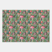 Paddenstoel voor verpakkingspapier inpakpapier vel (Voorkant 3)