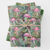 Paddenstoel voor verpakkingspapier inpakpapier vel (In situ)