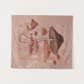 paddenstoel wandkleed (Voorkant (horizontaal))