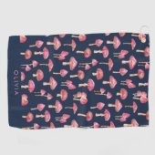 Paddenstoel Waterverf Pattern Golf Handdoek (Horizontaal)