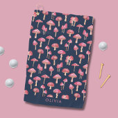 Paddenstoel Waterverf Pattern Golf Handdoek