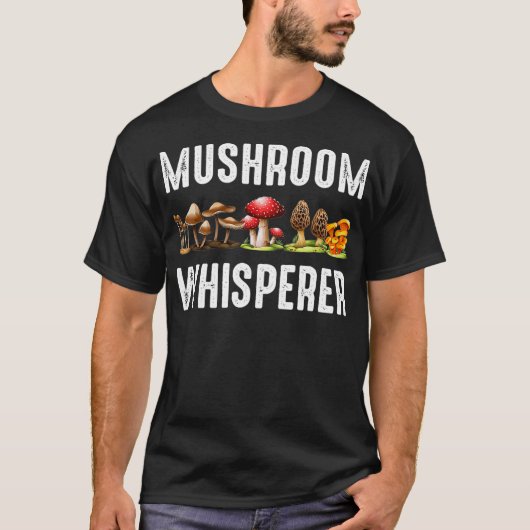 paddenstoel Whisperer Funny Mushroom Hunting Gift  T-shirt (Voorkant)