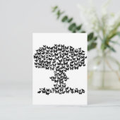 Paddenstoel Wolk van Butterflies Briefkaart (Staand voorkant)