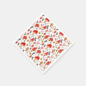 Paddenstoel Woodland Kathrin Legg Red Mushroom Servet (Hoek)