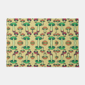 Paddenstoelachtergrond Deurmat (Voorkant)