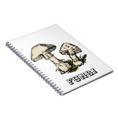 Paddenstoelafbeelding Notitieboek (Rechterzijde)