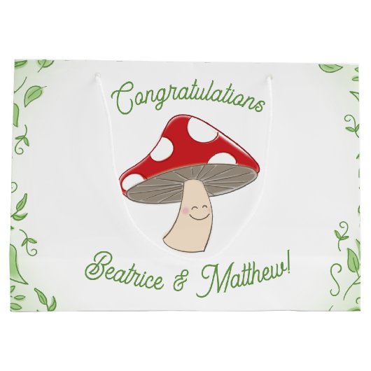 PaddenstoelBaby shower Groot Cadeauzakje (Achterkant)