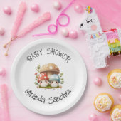 PaddenstoelBaby shower Papieren Bordje (Feest)