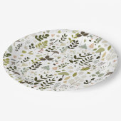 PaddenstoelBaby shower Papieren Bordje (Gekanteld)