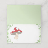 PaddenstoelBaby shower Plaatskaartje (Buitenkant ongevouwen)