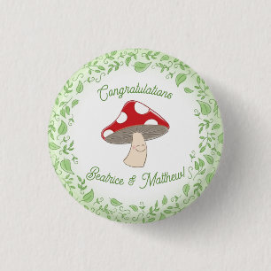 PaddenstoelBaby shower Ronde Button 3,2 Cm