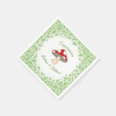 PaddenstoelBaby shower Servet (Hoek)