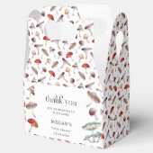 Paddenstoelbos Baby shower Bedankdoosjes (Geopend)