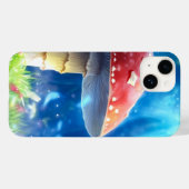 paddenstoelbos Case-Mate iPhone case (Achterkant (horizontaal))