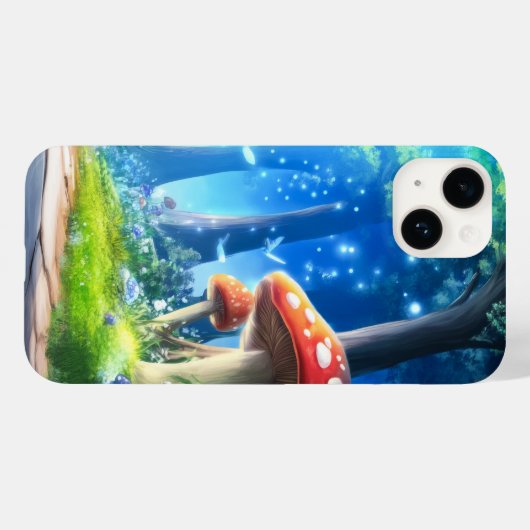 paddenstoelbos Case-Mate iPhone case (Achterkant (horizontaal))