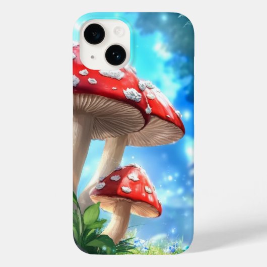 paddenstoelbos Case-Mate iPhone case (Achterkant)