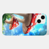 paddenstoelbos Case-Mate iPhone case (Achterkant (horizontaal))
