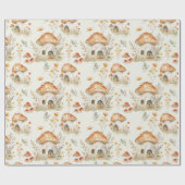 Paddenstoelbos I Sprookje Kinder Cadeaupapier (Vlak)