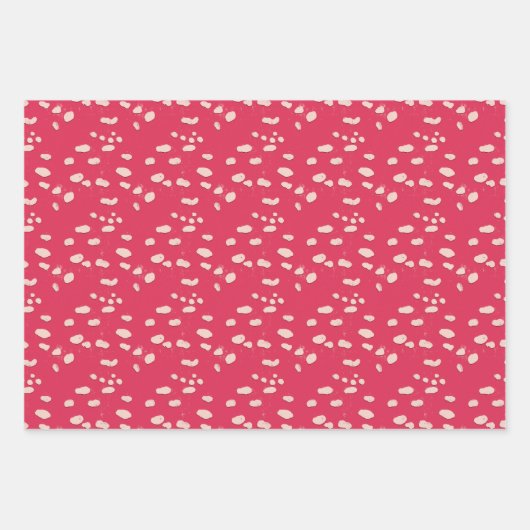 Paddenstoelbos inpakpapier set (Voorkant 3)