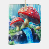 paddenstoelbos keramisch ornament (Rechts)