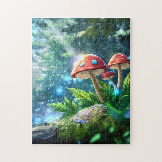 paddenstoelbos legpuzzel (Verticaal)