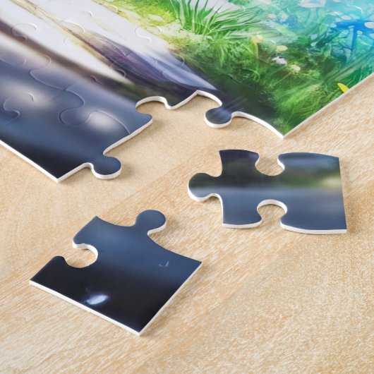 paddenstoelbos legpuzzel (Zijkant)