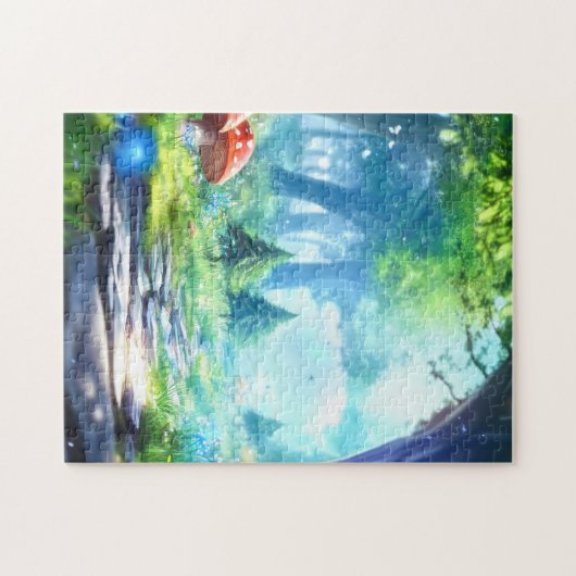 paddenstoelbos legpuzzel (Horizontaal)