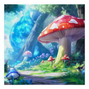paddenstoelbos perfect poster