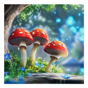paddenstoelbos perfect poster