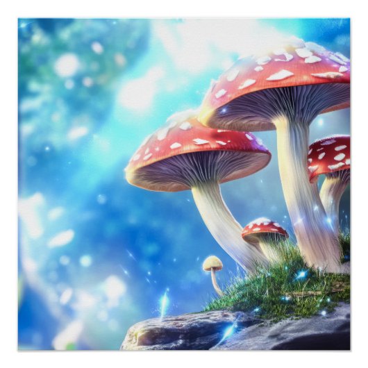 paddenstoelbos perfect poster (Voorkant)