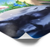 paddenstoelbos perfect poster (Hoek)