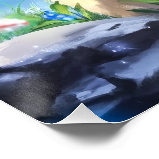 paddenstoelbos perfect poster (Hoek)