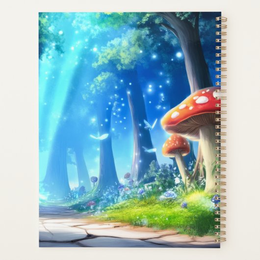 paddenstoelbos planner (Achterkant)