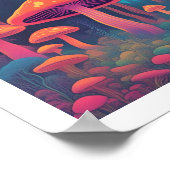 paddenstoelbos poster (Hoek)