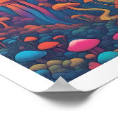 paddenstoelbos poster (Hoek)