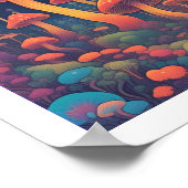 paddenstoelbos poster (Hoek)