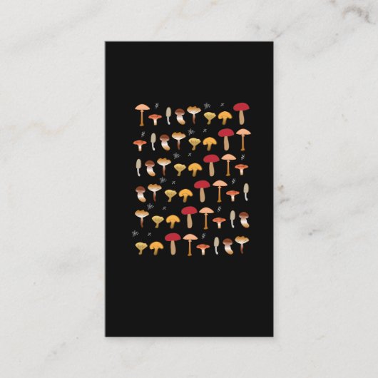 paddenstoelbos vlieg agaric collector giftig visitekaartje (Voorkant)