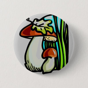 PaddenstoelButton Ronde Button 5,7 Cm