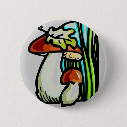 PaddenstoelButton Ronde Button 5,7 Cm (Voorkant)