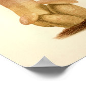  paddenstoelen 1861 Art Afdrukken Groen Pet Poster (Hoek)