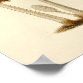  paddenstoelen 1861 Kunst print wit bruin (Hoek)