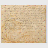 Paddenstoelen Antiek  Ephemera Letter Cadeaupapier (Vlak)