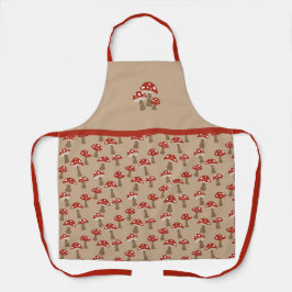Paddenstoelen Apron Schort