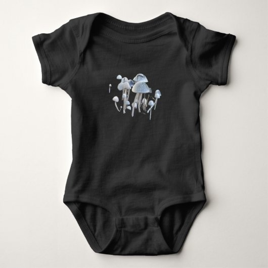 Paddenstoelen Baby Bodysuit (Voorkant)
