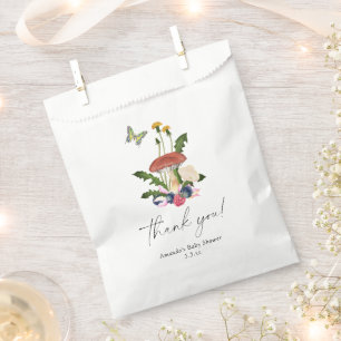Paddenstoelen babyshower bedankt bedankzakje