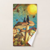 paddenstoelen bad handdoek (Handdoek)