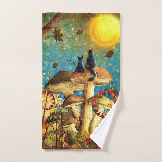 paddenstoelen bad handdoek (Handdoek)