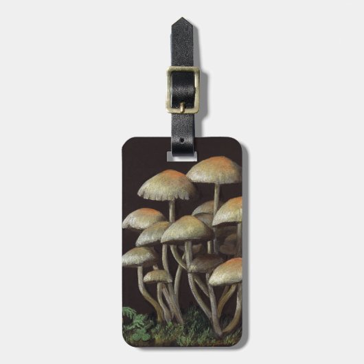 paddenstoelen bagagelabel (Voorkant verticaal)