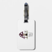 Paddenstoelen Bagagelabel (Achterkant verticaal)